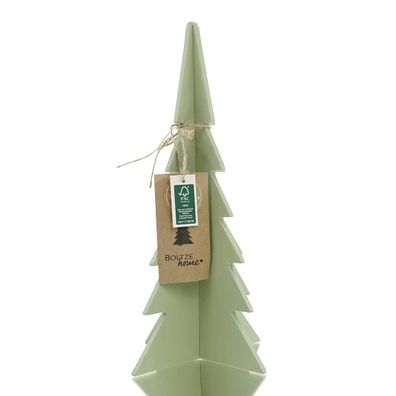 Boltze Weihnachtsdeko Tannenbaum Ceti L Hellgrün 30,3 cm - Holz