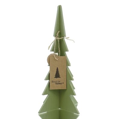 Boltze Weihnachtsdeko Tannenbaum Ceti L Mittelgrün 30,3 cm - Holz