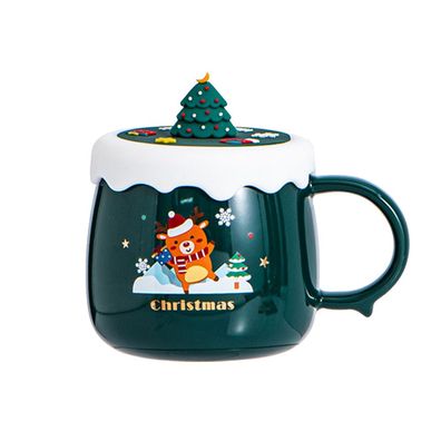 Keramik-Weihnachtskaffeetasse, séß, Geschenk 1, 401â€?500 ml