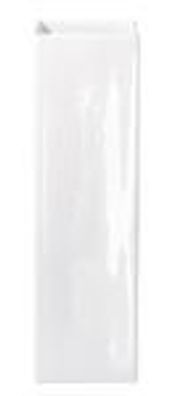 ASA Vase, weiß QUADRO 6 x 6 cm, H. 25 cm 4615005 ! Vorteilsset beinhaltet 2 x den