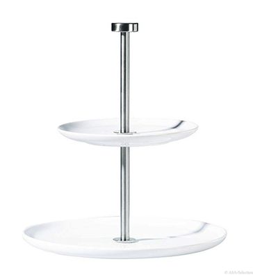 ASA Selection à table Etagere 2-stufig Ø 21 cm, H 23,5 cm – 4er Vorteilset
