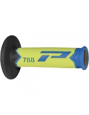 Progrip 788 Triple Density Grips - LightBlue/YellowFluo/Black