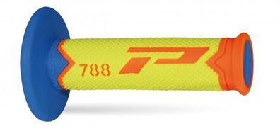 Progrip 788 Triple Density Grips - FluoOrange/FluoYellow/LightBlue