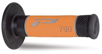 Progrip 790 Triple Density Grips - Black/Orange/Grey