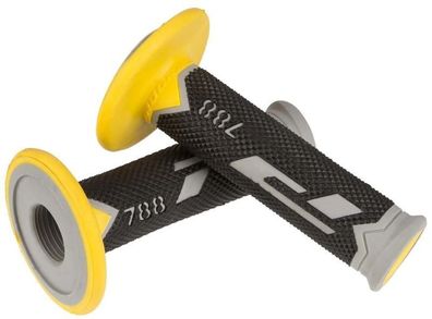 Progrip 788 Triple Density Grips - Yellow/Black/Grey