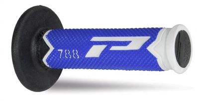 Progrip 788 Triple Density Grips - White/Blue/Black