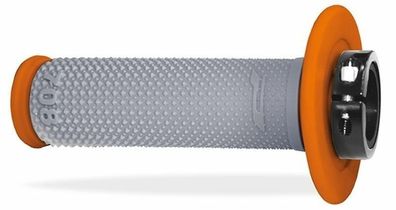 Progrip 708 Lock On Dual Density Grips - Orange/Grey