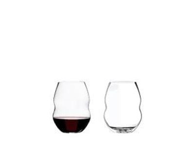 Riedel Vorteilsset 4 x 2 Gläser SWIRL Rotwein 0450/30 und 4 EKM Living Trinkhalme