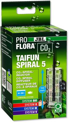 JBL ProFlora CO2 Taifun Spiral 5 Diffusor Flipper Zugabegerät für die Co2 Düngung