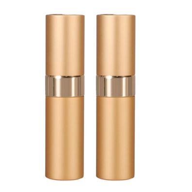 2 Stéck 8 ml Parfémflasche, tragbare Reiseparfémflasche Mattgold