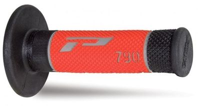 Progrip 790 Triple Density Grips - Black/Red/Grey