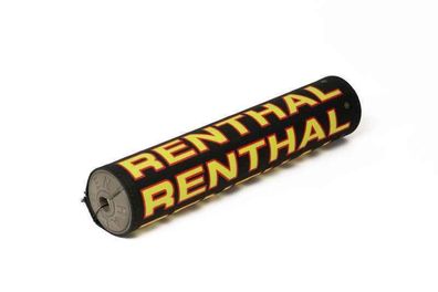 Renthal Vintage SX Handlebar Pad - 240 mm P355 Schwarz / Rot / Gelb