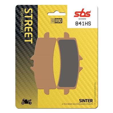 Bremsbelag SBS 841HS Streetexcel Sintermetall Aprilia BMW Ducati KTM MV Augusta