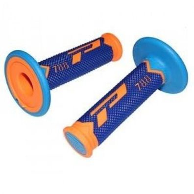 Progrip 788 Triple Density Grips - FluoOrange/Blue/LightBlue