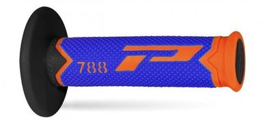 Progrip 788 Triple Density Grips - FluoOrange/Blue/Black