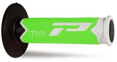 Progrip 788 Triple Density Grips - White/GreenFluo/Black