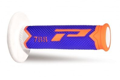 Progrip 788 Triple Density Grips - FluoOrange/Blue/White