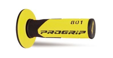 Progrip 801 Double Density Grips - Black/Yellow