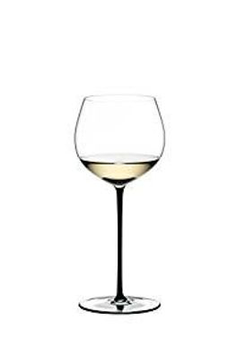 Riedel Vorteilsset 1 Glas FATTO A MANO OAKED Chardonnay Schwarz 4900/97B und 1 x