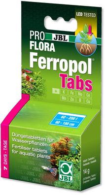 JBL ProFlora Ferropol Tabs, 30 Stk. Eisenvolddünger in Tablettenform für je 50 Liter