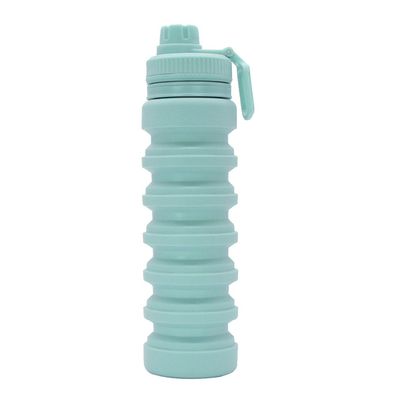 Klappwasserflasche, Sport, blau