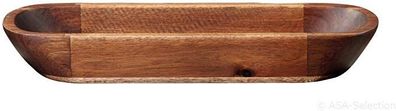 ASA ovale Schale, akazie massiv WOOD 38 x 10,5 cm , h. 4,7 cm 93913970 ! Vorteilss