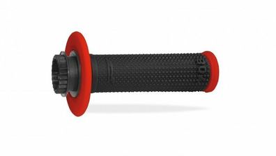 Progrip 708 Lock On Dual Density Grips - Red/Black