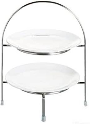 ASA Selection à table Etagere 2-stufig für Dessertteller Ø 21 cm – 4er Vorteilset
