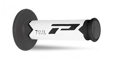 Progrip 788 Triple Density Grips - Black/White/Titanium