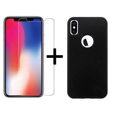 2er Set für Apple iPhone X 5.8 Zoll mit Anti Gravity Hülle + Glas