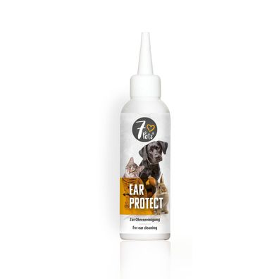 7Pets Ear protect Ohrenpflege - Für Hunde, Katzen & Kleintiere - 100 ml