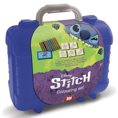 Disney Stitch Kleuren Stempel Kofferset