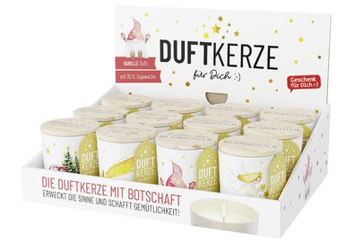 LA VIDA Duftkerze "LoveXmas" 12er Display 411125