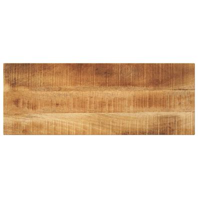 vidaXL Tischplatte 90x30x2,5 cm Rechteckig Raues Massivholz Mango
