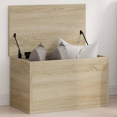 vidaXL Truhe Sonoma-Eiche 60x35x35 cm Holzwerkstoff