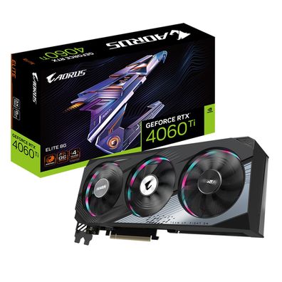 Gigabyte AORUS RTX4060 Ti ELITE 8GB GDDR6 2xHDMI 2xDP