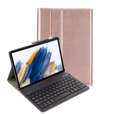 3in1 Bluetooth Tastatur + Maus + Cover für Samsung Galaxy Tab A8 SM-X200/X205