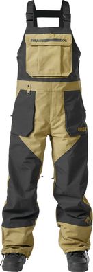 Thirtytwo Snow Hose Basement Bib black/tan - Größe: S