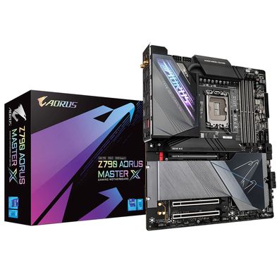 Gigabyte Z790 AORUS MASTER X LGA1700 4xDDR5 ATX MB 4xSATA 5xM.2