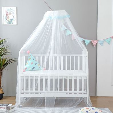 Betthimmel Baldachin Hausbett Deko Set fér Kinderzimmer Babyzimmer