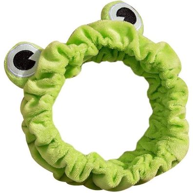 Waschen Sie Gesicht Make-up Stirnband Nette Frosch Augen Elastic Hair Hoop Plésch