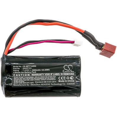 Ersatzakku - CS-WFY142RX - WLTOYS 12423 / 300ZFY01 - 7,4 Volt 3000mAh Li-ion