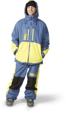 Thirtytwo Snow Jacke Lashed Insulated Jacket blue/yellow - Größe: XL