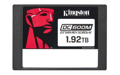 Kingston DC600M - SSD - Mixed Use - 1.92 TB - intern - 2.5" (6.4 cm) - SATA 6Gb/s