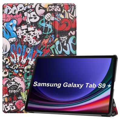 Hülle für Samsung Tab S9+ Plus 2023 SM-X810 SM-X816B SM-X818U 12.4 Zoll Cover