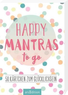 Kärtchen Happy Mantras to go,