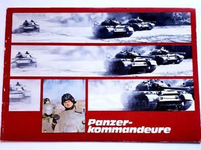 DDR NVA Broschüre Panzerkommandeure