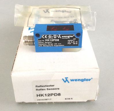 Wenglor HK12PD8 Reflex Sensors Reflextaster 4500006717