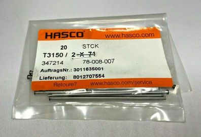 1 Stück Hasco Schneidstempel T3150 / 2 x 71 mm aus OVP