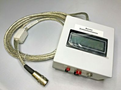 Burster Drehmomentsensor mit TDE DPM802 Digitales Multimeter Einbauinstrument